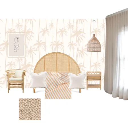 Warm tropical guest room Interior Design Mood Board by Hart on Southlake on Style Sourcebook