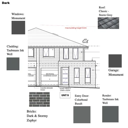 Unit B Dark Interior Design Mood Board by AshmontHomes on Style Sourcebook
