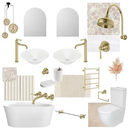 Brushed Gold Interior Design Mood Board by pear.kongarsa@tradelink.com.au on Style Sourcebook
