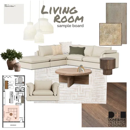 Sample Board Living Room Interior Design Mood Board by TheBorrowedSpace on Style Sourcebook