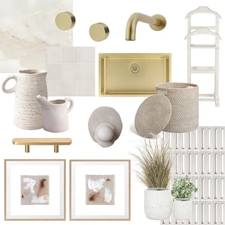 Clean Textures Laundry Room Interior Design Mood Board by Urban Road on Style Sourcebook