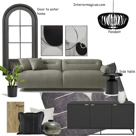 Livingroom Interior Design Mood Board by Interiormagic SA on Style Sourcebook