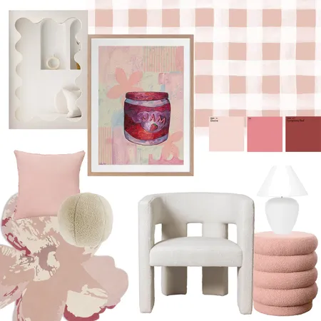 Barbiecore Corner Interior Design Mood Board by Urban Road on Style Sourcebook