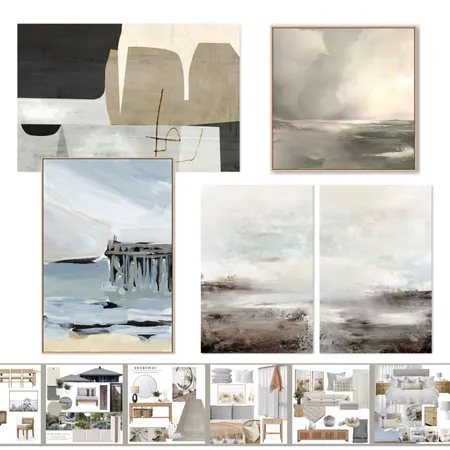 Art Interior Design Mood Board by Oleander & Finch Interiors on Style Sourcebook