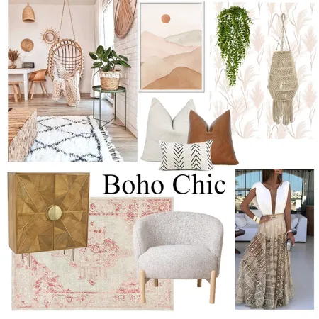 Boho Chic Interior Design Mood Board by Morrissey Home Styling on Style Sourcebook