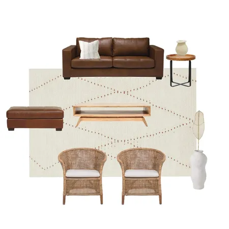 Relaxed Organic Living Interior Design Mood Board by OZ Design on Style Sourcebook