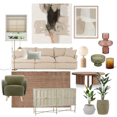 Living space Interior Design Mood Board by Teej_