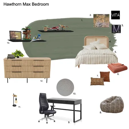 max bedroom Interior Design Mood Board by Susan Conterno on Style Sourcebook