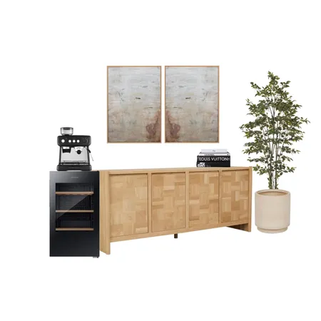 HU - Dining FINAL sideboard art Interior Design Mood Board by Kahli Jayne Designs on Style Sourcebook