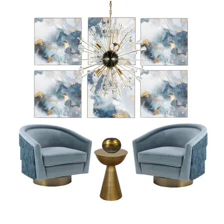 blue luxury livingroom Interior Design Mood Board by welda on Style Sourcebook