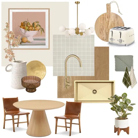 Warm Kitchen Interior Design Mood Board by westofhere on Style Sourcebook