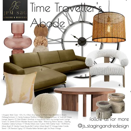 Time Traveller's Abode Interior Design Mood Board by Jason Manatad Design on Style Sourcebook