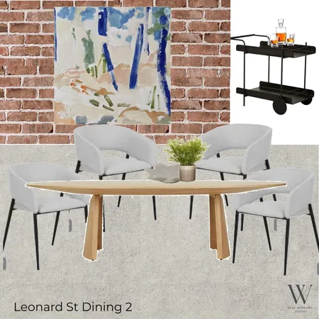 Leonard St Dining 2 Interior Design Mood Board by WEST. Interiors Studio on Style Sourcebook