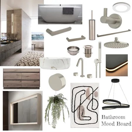 Bathroom Mood Board Interior Design Mood Board by LEAFY INTERIORS on Style Sourcebook