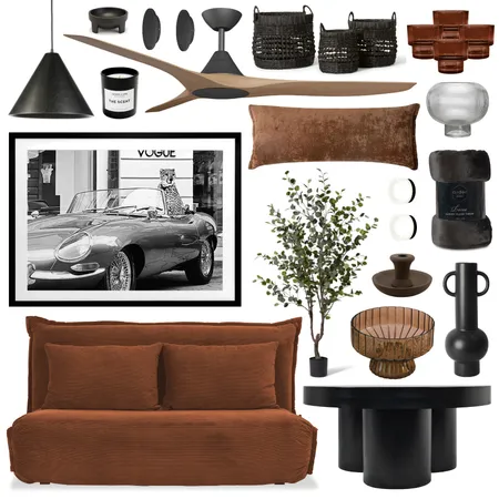 Bold Living Room 💡 Interior Design Mood Board by Lighting Illusions on Style Sourcebook