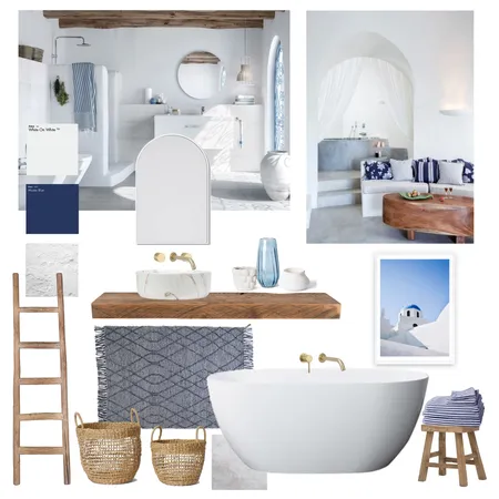 Mediterranean Bathroom Interior Design Mood Board by Room with a View on Style Sourcebook