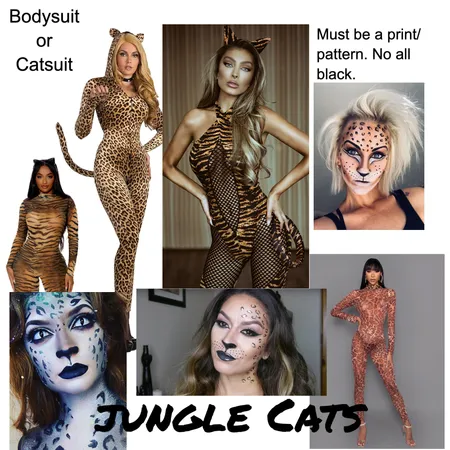 Jungle Cats Interior Design Mood Board by Pwdrprncss on Style Sourcebook