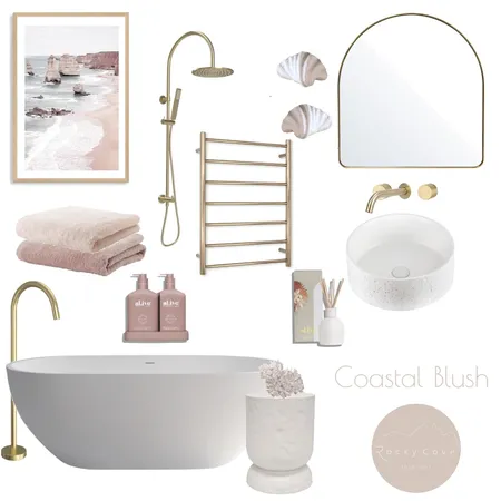 Coastal Blush Interior Design Mood Board by Rocky Cove Interiors on Style Sourcebook