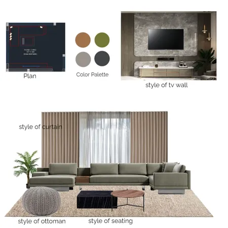 family living Interior Design Mood Board by haze creation on Style Sourcebook