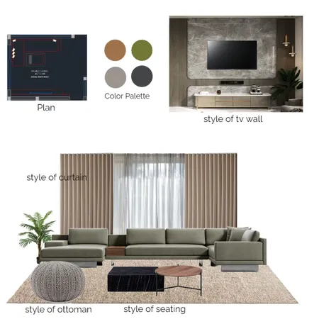 family living Interior Design Mood Board by haze creation on Style Sourcebook