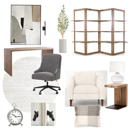Modern Study Interior Design Mood Board by djalvarez94 on Style Sourcebook