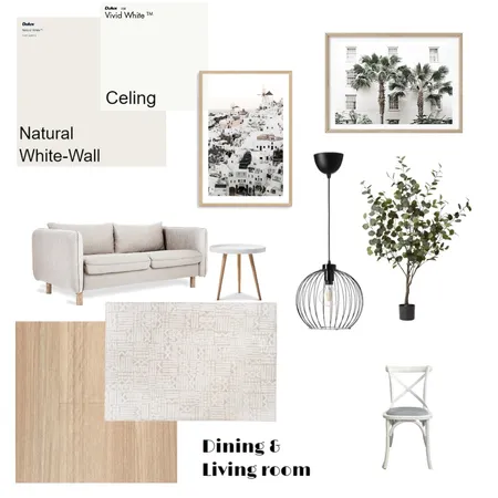 Dining & Living Room Interior Design Mood Board by LEAFY INTERIORS on Style Sourcebook