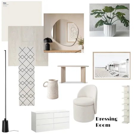 Dressing Room Interior Design Mood Board by LEAFY INTERIORS on Style Sourcebook