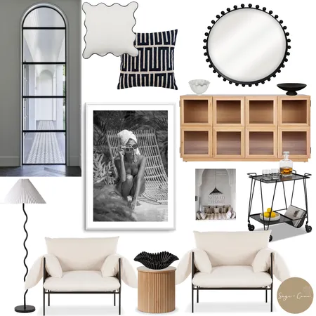 Black & White Edit Interior Design Mood Board by Sage & Cove Interiors on Style Sourcebook