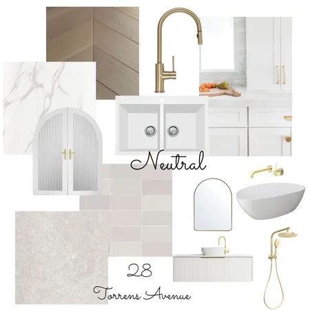 Torrens Ave Neutral Interior Design Mood Board by Hampton Homes Adelaide on Style Sourcebook