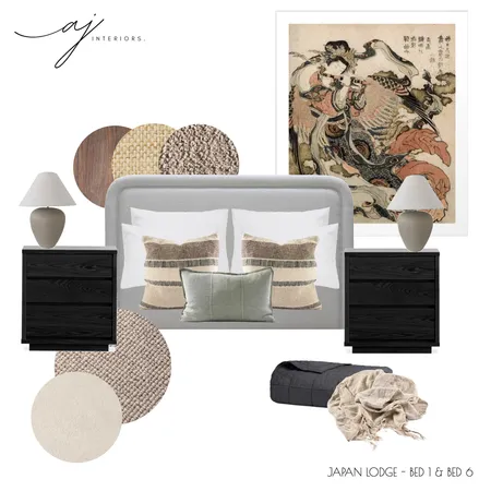 Japan Lodge - Bed 1 & 6 Interior Design Mood Board by Amanda.j Interiors on Style Sourcebook