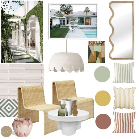 Summer Vibes Sitting Area Interior Design Mood Board by Sage & Cove Interiors on Style Sourcebook