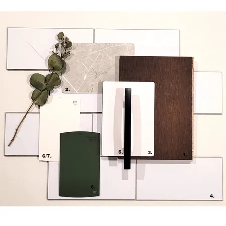 Labeled Material Board Interior Design Mood Board by APeevers on Style Sourcebook