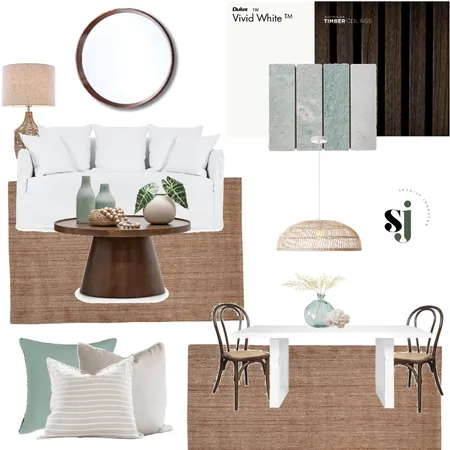 Tropical Qld Living & Dining Interior Design Mood Board by shenisejohnston on Style Sourcebook