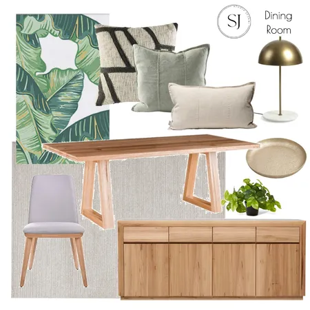 Dining Room - Luisa Option 1 Interior Design Mood Board by Studio mooj on Style Sourcebook