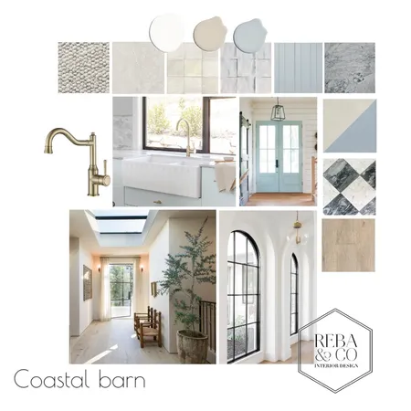 Coastal barn Interior Design Mood Board by REBA & CO on Style Sourcebook