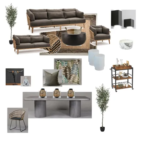 Outside braai area Cassie Badenhorst Interior Design Mood Board by streakcandice on Style Sourcebook