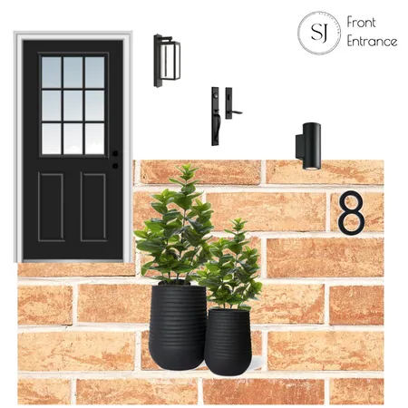 Front Entrance Interior Design Mood Board by Studio mooj on Style Sourcebook