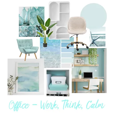 Coastal Home Office - Heidi Interior Design Mood Board by Jo Steel on Style Sourcebook