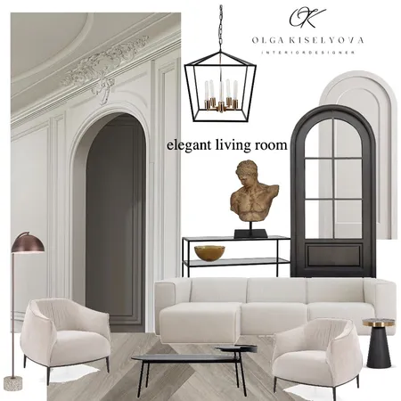 elegant living room Interior Design Mood Board by Ольга Киселёва on Style Sourcebook