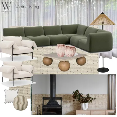 Cottesloe Main Living Interior Design Mood Board by WEST. Interiors Studio on Style Sourcebook