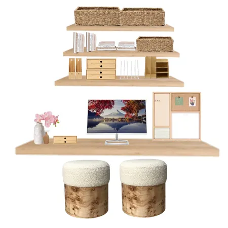 Study nook Interior Design Mood Board by Em Haus Creative on Style Sourcebook