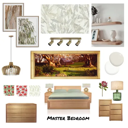 Barbara's Australian Bedroom Interior Design Mood Board by Deborah Lovell Interiors on Style Sourcebook