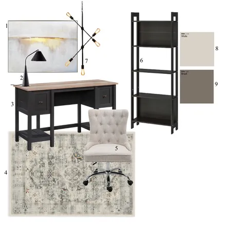 Mod 10 Office Interior Design Mood Board by temi on Style Sourcebook