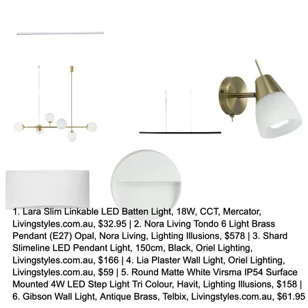 Lighting mood board Interior Design Mood Board by Studio 22 Interior Design on Style Sourcebook