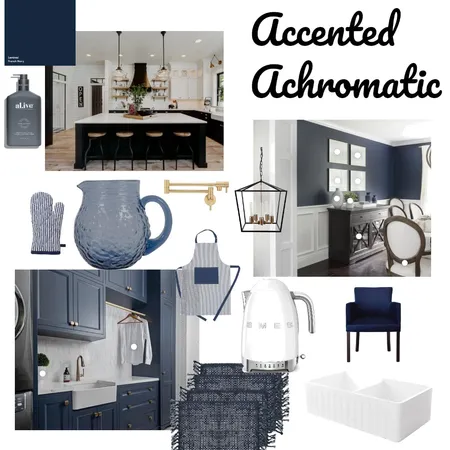 Accented Achromatic Interior Design Mood Board by donna.moloney74 on Style Sourcebook
