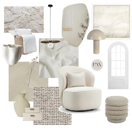 Cream Dream Vibe Interior Design Mood Board by PAX Interior Design on Style Sourcebook