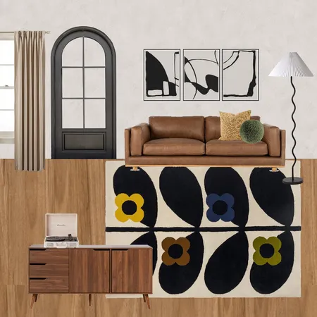 Orla Kiely Wild Rose Fawn 159605 Interior Design Mood Board by Unitex Rugs on Style Sourcebook