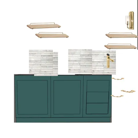 Kitchenette Interior Design Mood Board by christinaaskaro