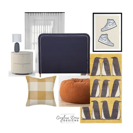 Chillin' kids bedroom Interior Design Mood Board by Gaylene Drew Designs on Style Sourcebook