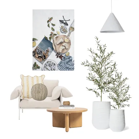 Southern Italy Inspired Lounge Interior Design Mood Board by The Sanctuary Interior Design on Style Sourcebook